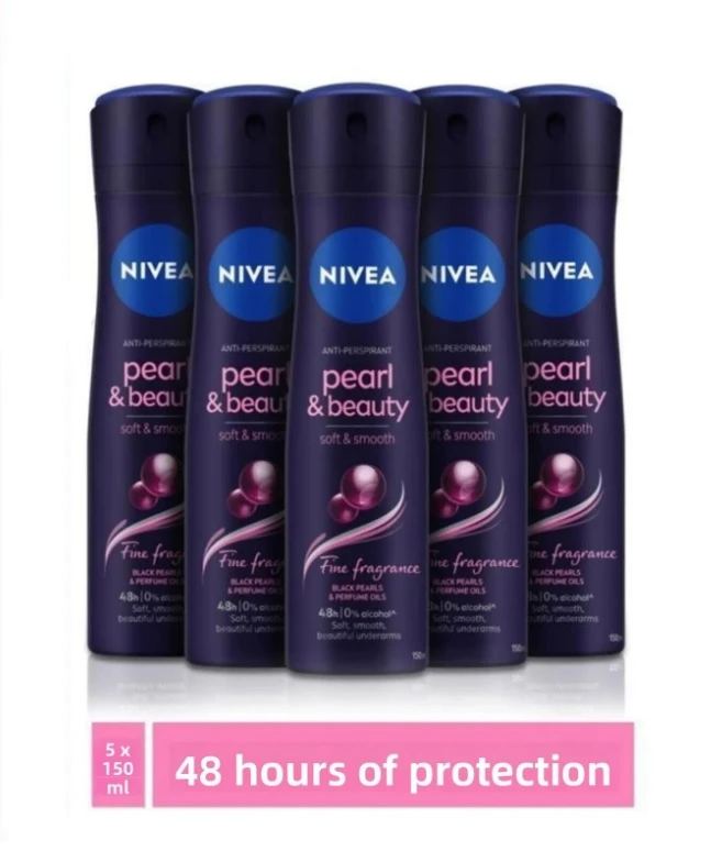 Pachet promo 5 X Deodorant Nivea Pearl Beauty Soft Smooth 150 ml